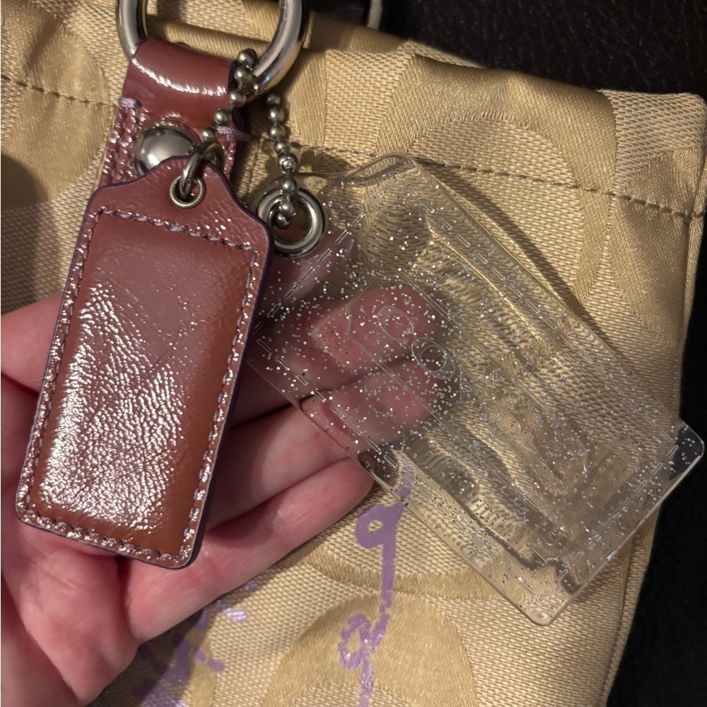 Coach Poppy RARE Glam Bag Tote - Picture 10 of 12